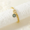 Jewelry Hip-Hop Eye Copper Zircon Inlay Bracelets Necklace