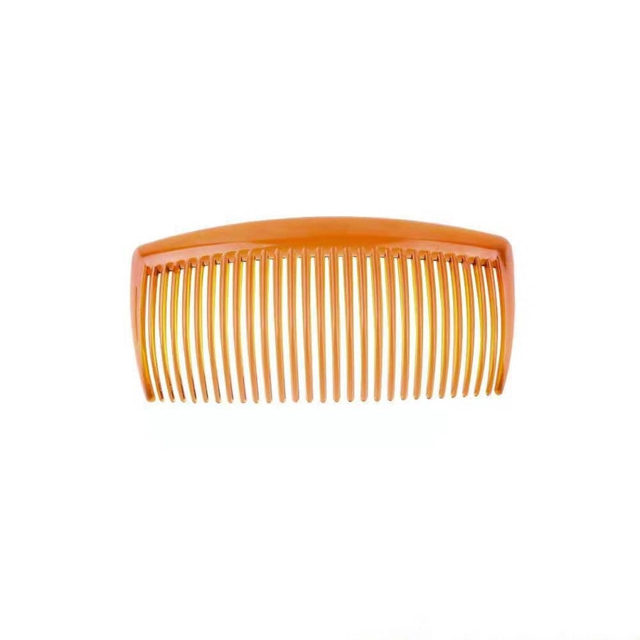 Factory direct sales 29 teeth black coffee plastic bangs comb hair plate Korean fashion hair comb