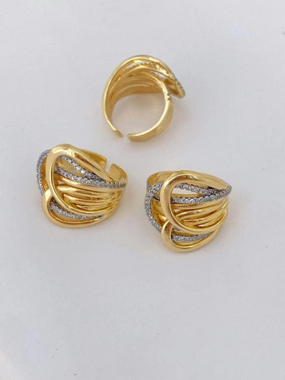 Jewelry Vintage Style Classic Style Geometric Copper Zircon Rings Earrings Necklace