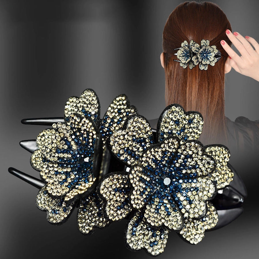 Korean Elegant Elegant Three-tooth Clip Hair Clip Mom Duckbill Clip Hair Fashion Headwear Big Grab Clip Back Head Hair Accessories
