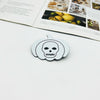 Halloween Original Design Women's Skull Arylic Carving Hair Clip Hair Claws