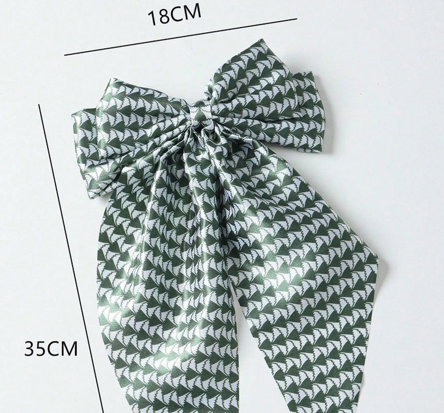 Women's Elegant Streetwear Bow Knot Cloth Hair Clip