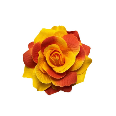 red rose flower hair clip prom party simulation flowers corsage bride 11cm hair card