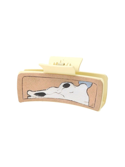 Women's Cute Cows Cow Pattern Pu Leather Hair Claws