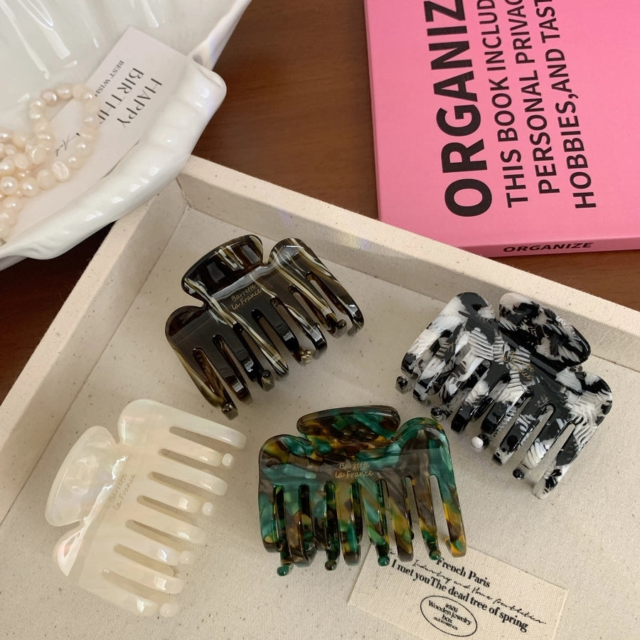 Women's Simple Style Classic Style Irregular Acetic acid sheets Hair Claws