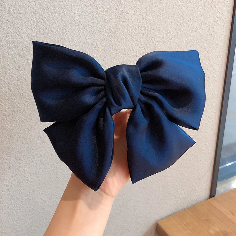 fashion bow knot cloth hair clip 1 piece