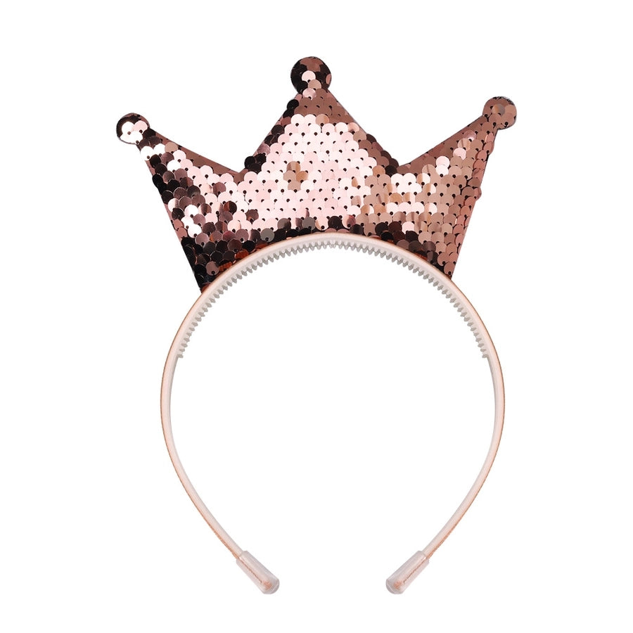 simple style crown plastic resin patchwork hair band