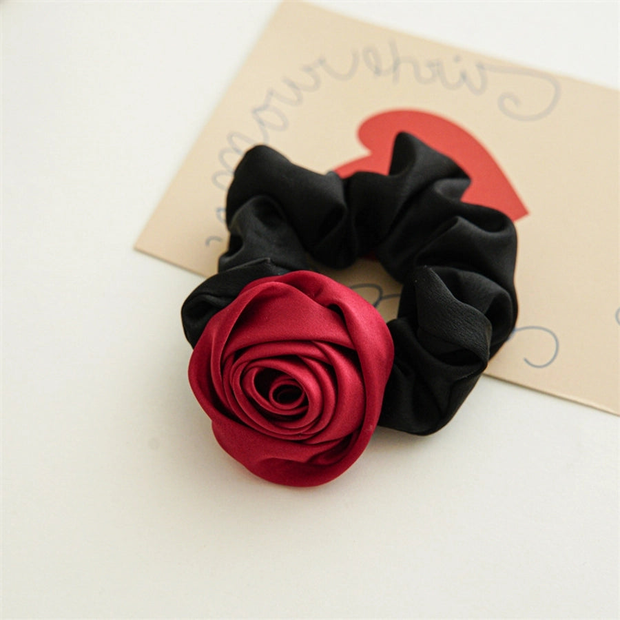 Women's Elegant Flower Cloth Hair Tie