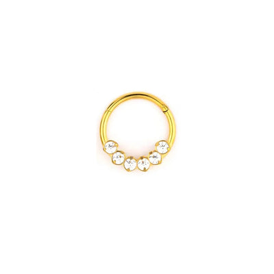 1 Piece Nose Rings & Studs Simple Style Round 304 Stainless Steel Nose Rings & Studs