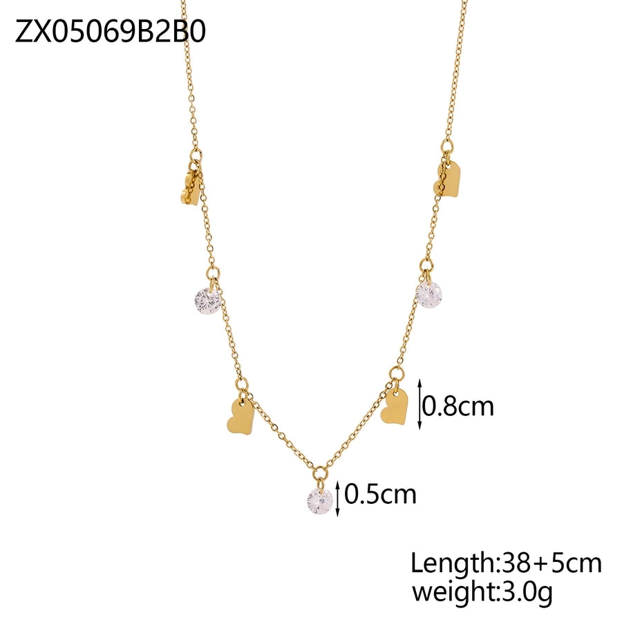 Jewelry Elegant Sun Bow Knot 304 Stainless Steel Necklace