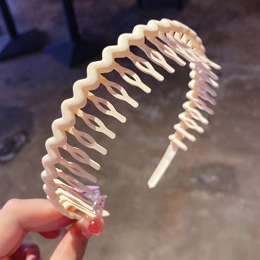 kid's korean style stripe waves arylic stoving varnish