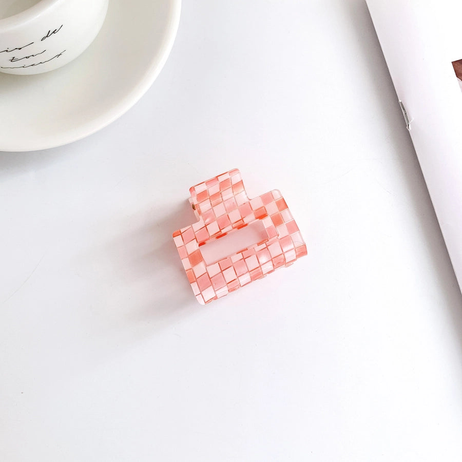 Women's Retro Color Block Acetic acid sheets Hair Claws