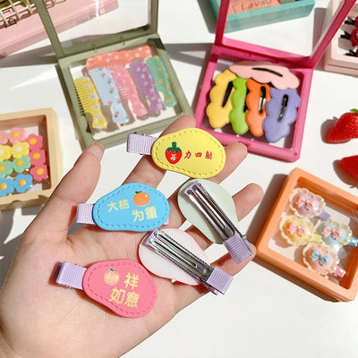 simple style flower arylic hair clip