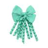 Children's Headwear Hair Accessories  Christmas Festival Roll Tassel Candy Color Bow Hairpin 3421