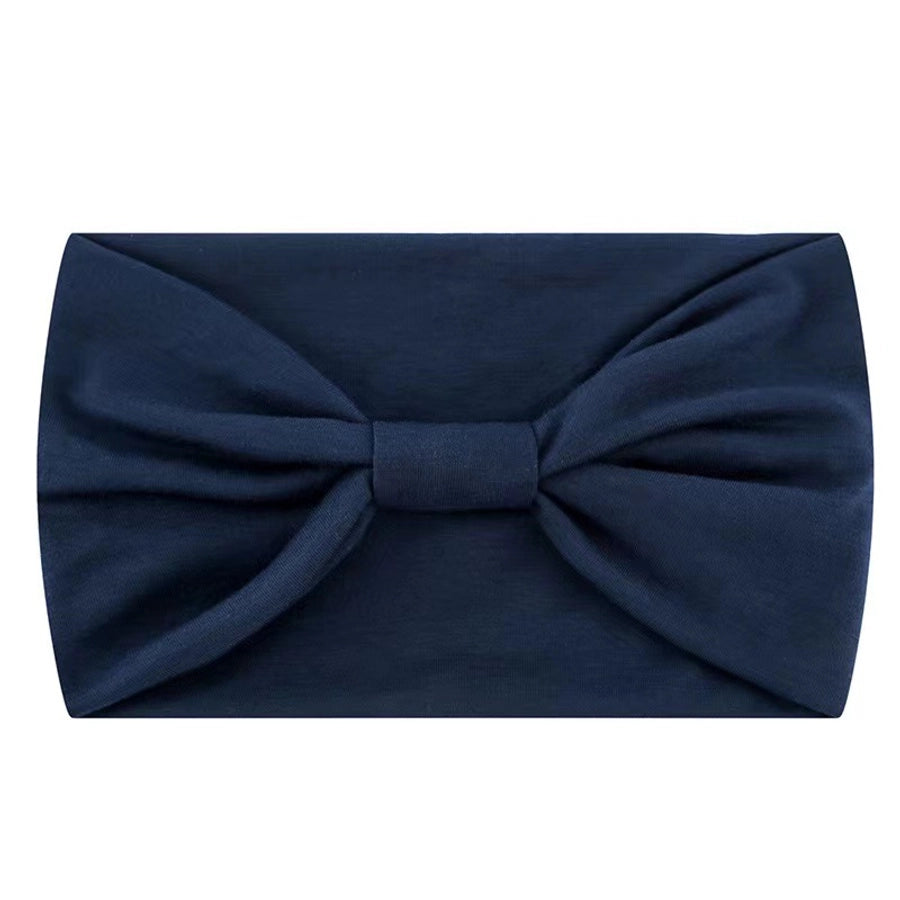 fashion plaid bow knot cloth pleated hair band 1 piece