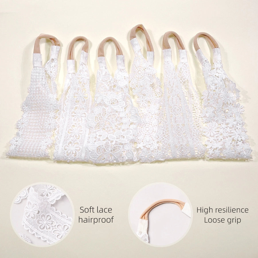 sweet flower cloth lace hair band