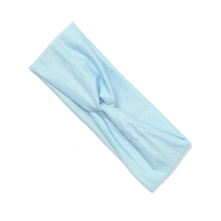New Adult Plain Cross Headband Knotted Polyester Women's Hair Band Daily Wash Face Hair Band Hair Band