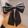 fashion bow knot cloth pearl hair clip 1 piece