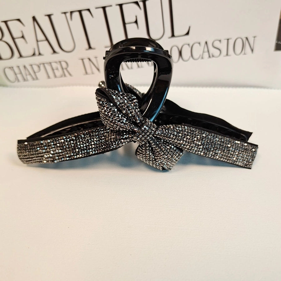 Women's Simple Style Classic Style Color Block Alloy Rhinestone Inlay Rhinestones Hair Claws