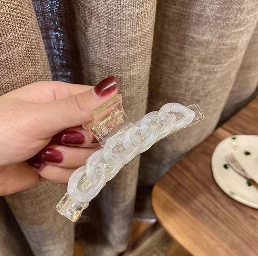 women's ig style geometric arylic hair claws