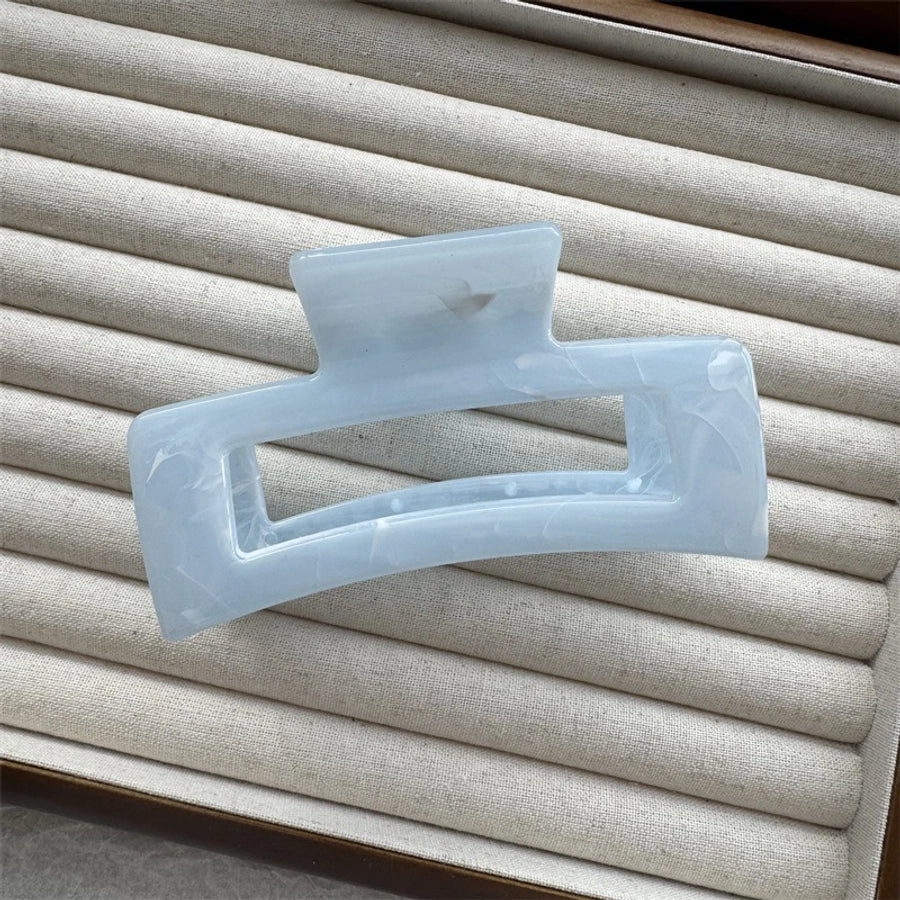 Women's Elegant Solid Color Plastic Hair Claws