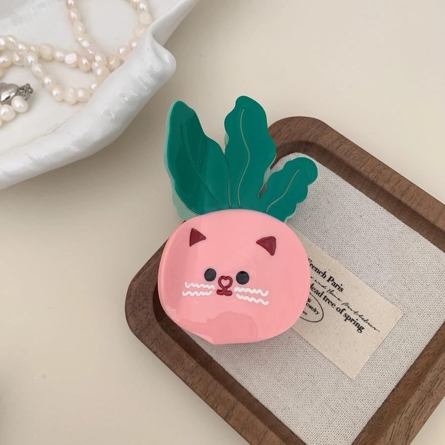 Women's Cute Carrot Acetic acid sheets Hair Claws