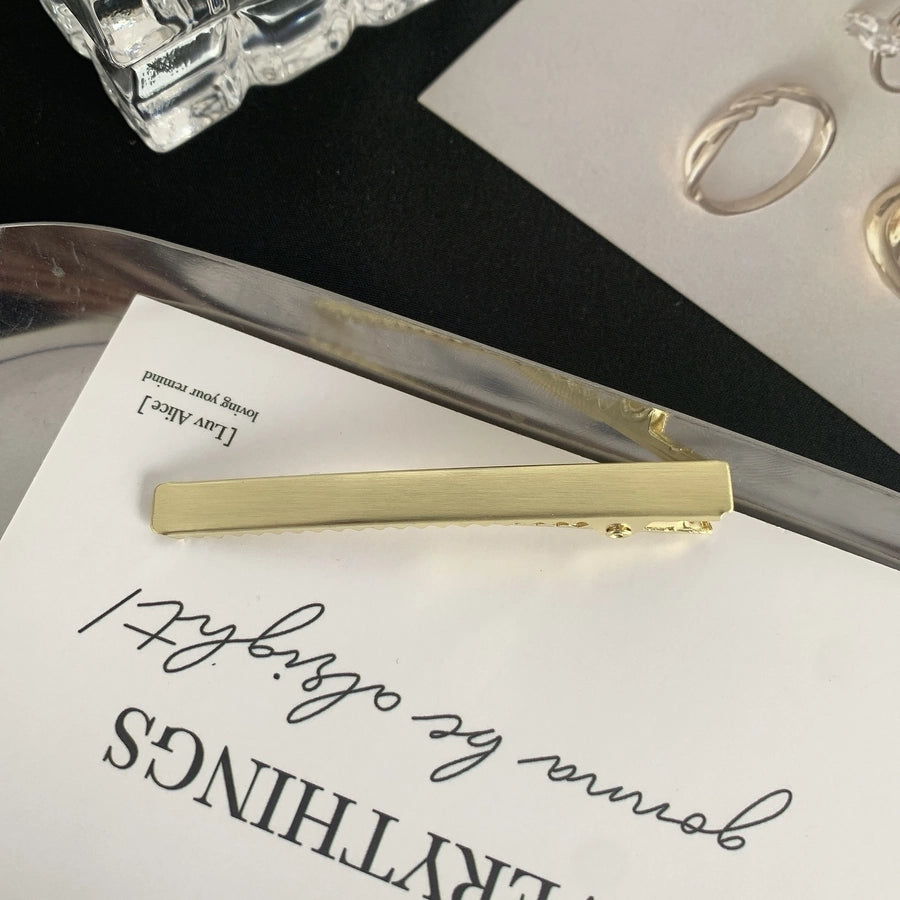 Women's Casual Simple Style Streetwear Solid Color Alloy Hair Clip