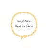 304 Stainless Steel Copper Letter Heart Shape Bracelets