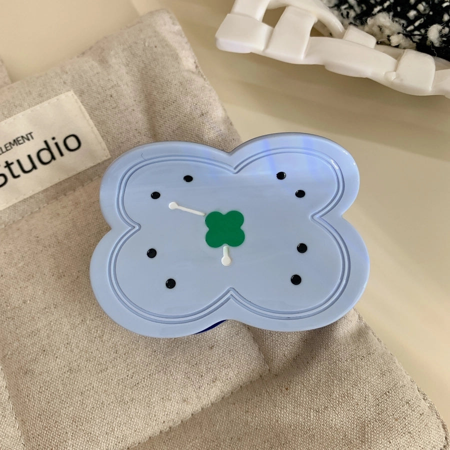 New Personalized Creative Acetate Alarm Clock Phone Shark Clip Back Head Updo Hair Claw Simple All-Match Hair Accessories