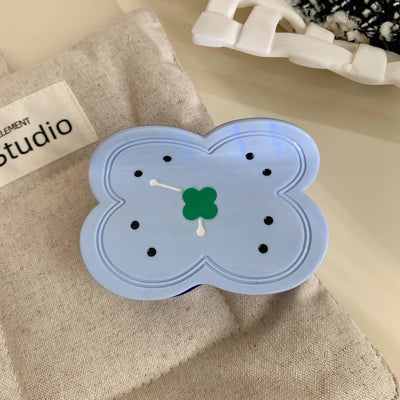 New Personalized Creative Acetate Alarm Clock Phone Shark Clip Back Head Updo Hair Claw Simple All-Match Hair Accessories