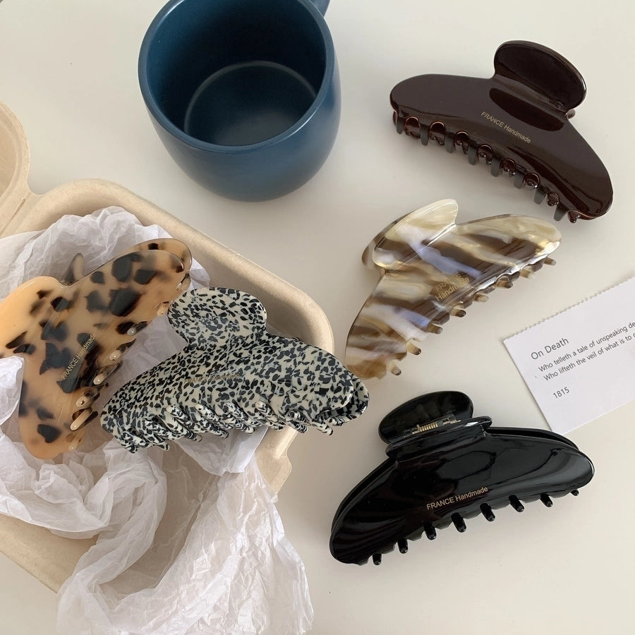 vintage style geometric acetic acid sheets hair claws