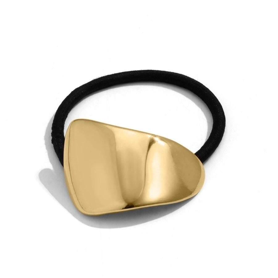 Women's Simple Style Solid Color Alloy Plating Hair Tie