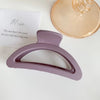 retro solid color plastic resin hair claws