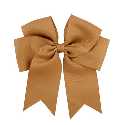 new korean ribbed satin fishtail double-layer bow hairpin