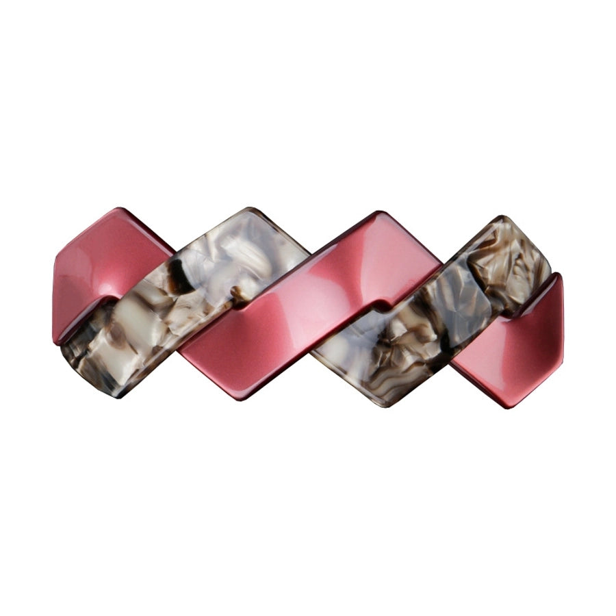 Women's Retro Simple Style Twist Acetic acid sheets Hair Clip