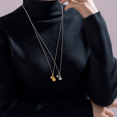 Jewelry Preppy Style Simple Style Artistic Water Droplets 304 Stainless Steel Sweater Chain