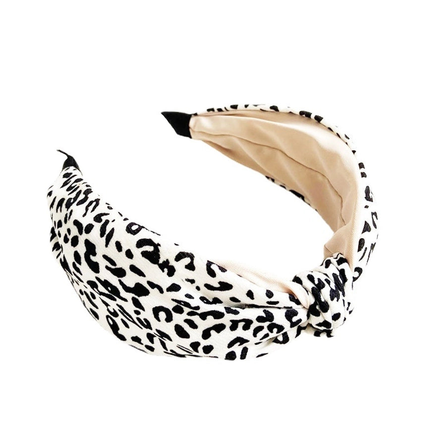 women's ig style retro leopard cloth hair band
