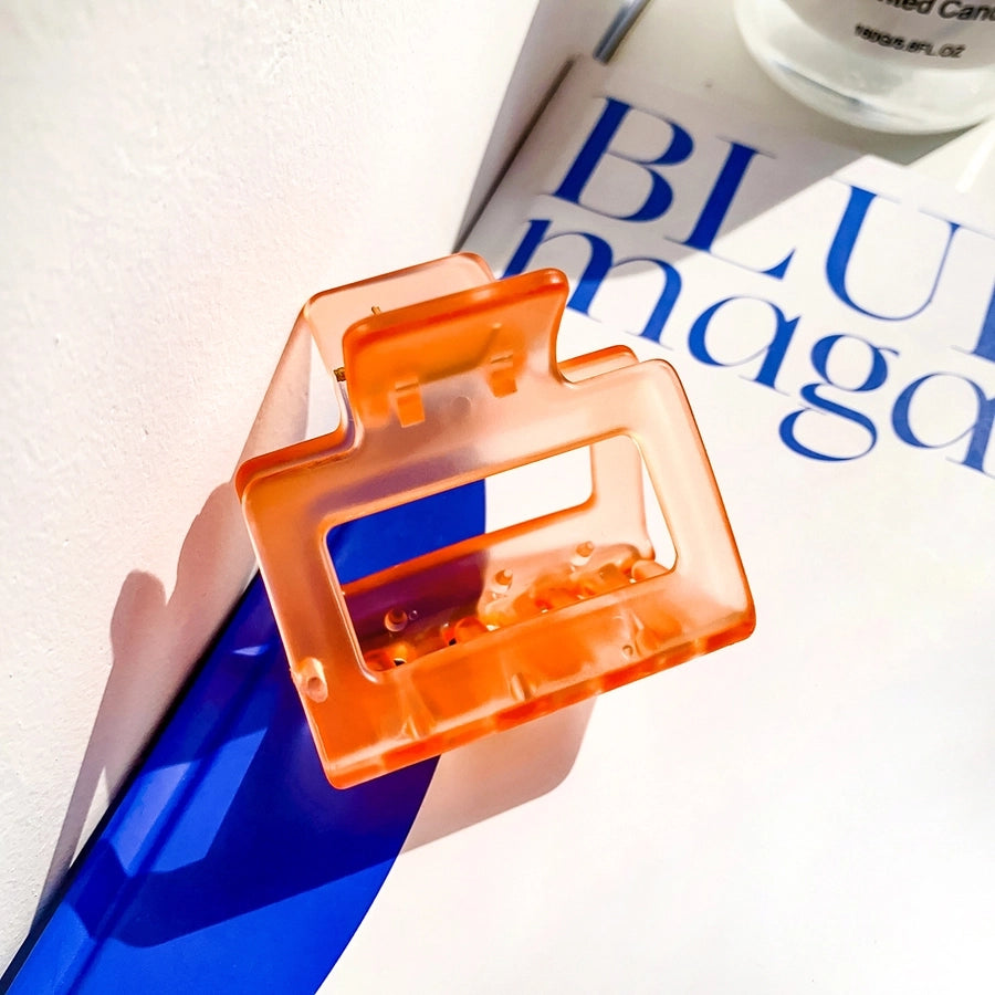 simple style solid color  ps handmade hair claws 1 piece