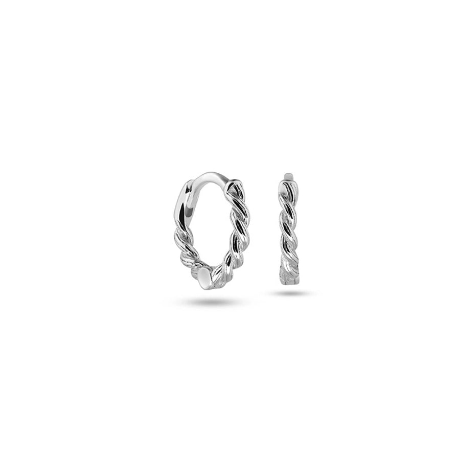 1 Pair Casual Simple Style Solid Color Copper Earrings