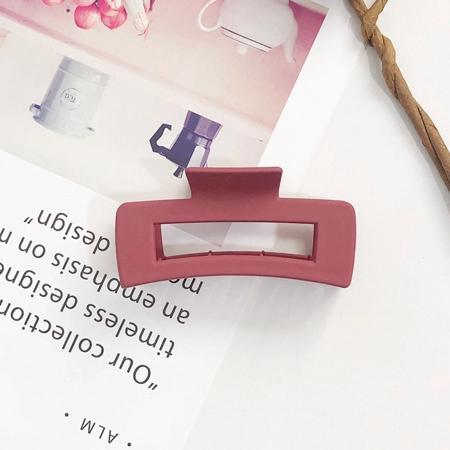 simple style geometric plastic hair claws