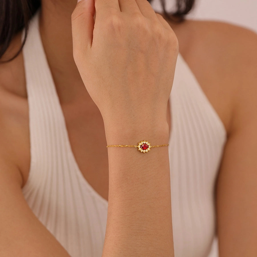 Simple Style Geometric 304 Stainless Steel cable chain Bracelets In Bulk