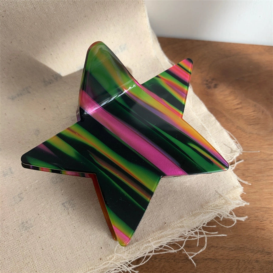 streetwear pentagram acetic acid sheets hair claws