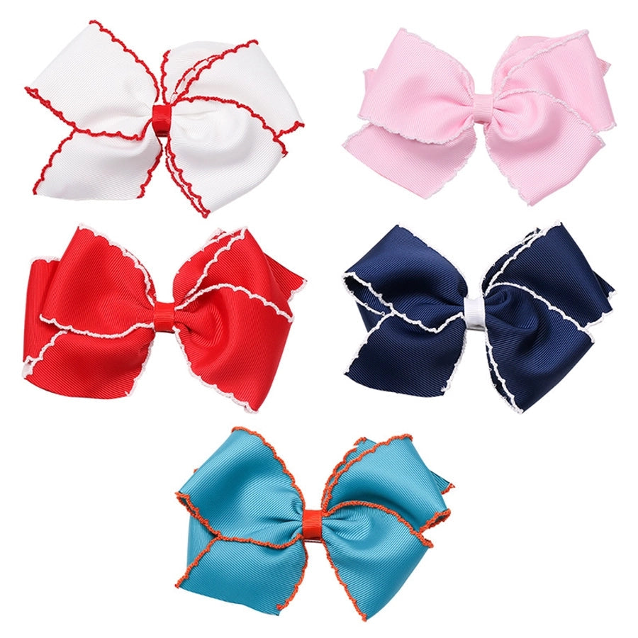 sweet bow knot cloth hair clip