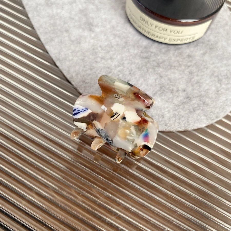 Beautiful Mini small size acetate grip bangs clip side broken hairpin hairpin air texture shark clip ponytail headdress