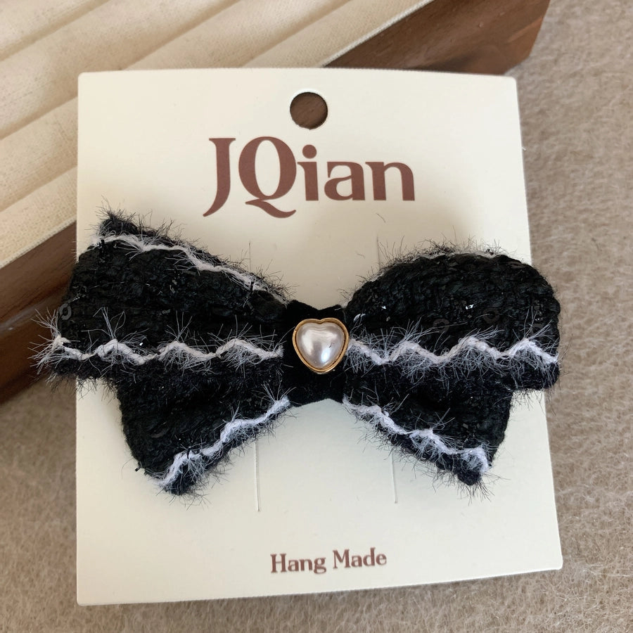 Women's Elegant Bow Knot Cloth Hair Clip Hair Tie