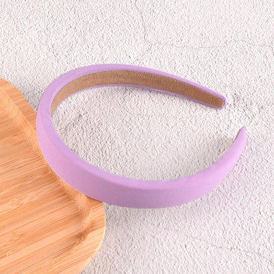 fashion candy color solid color sponge wide-sided headband