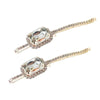 New Korean Style Crystal Rhinestone Clip Women's Back of Head Clip Broken Hair Clip Elegant Elegant Hair Accessories
