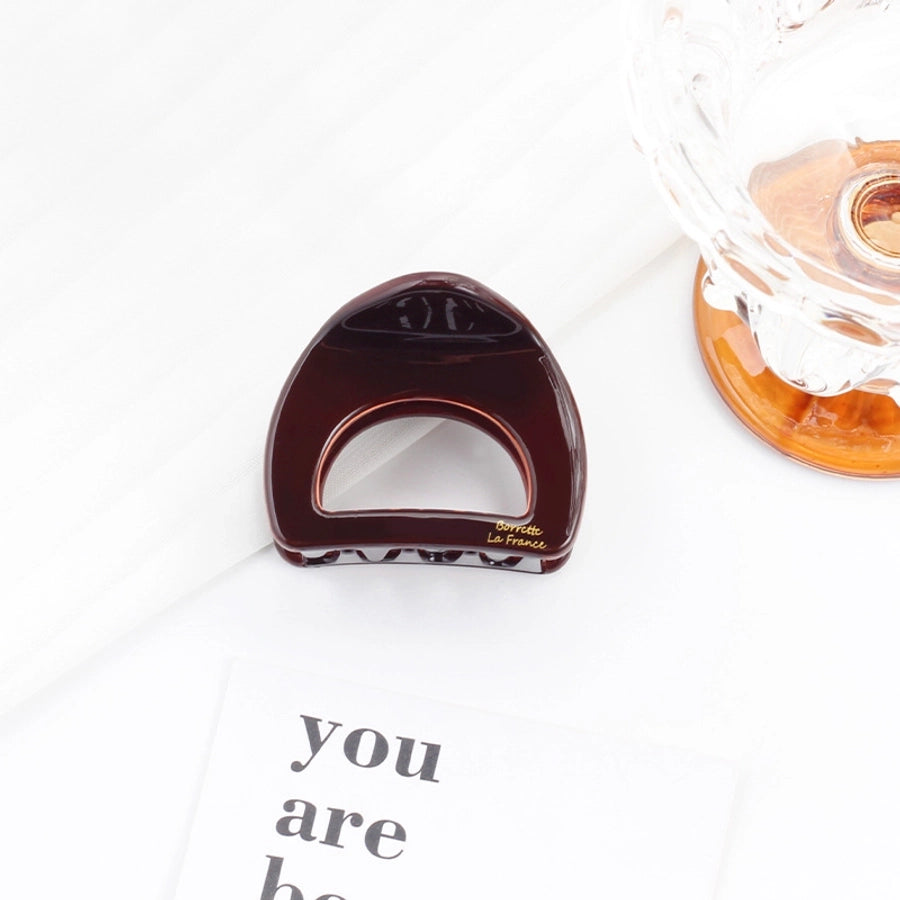 Women's Lady Geometric Plastic Hair Claws