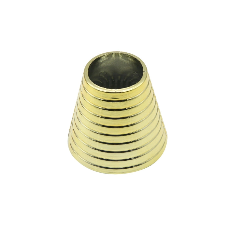 women's streetwear trumpet plastic plating hair buckle