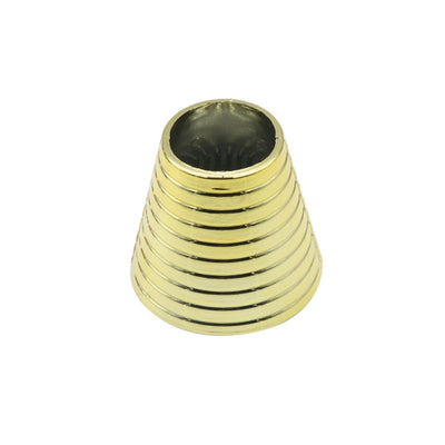 women's streetwear trumpet plastic plating hair buckle